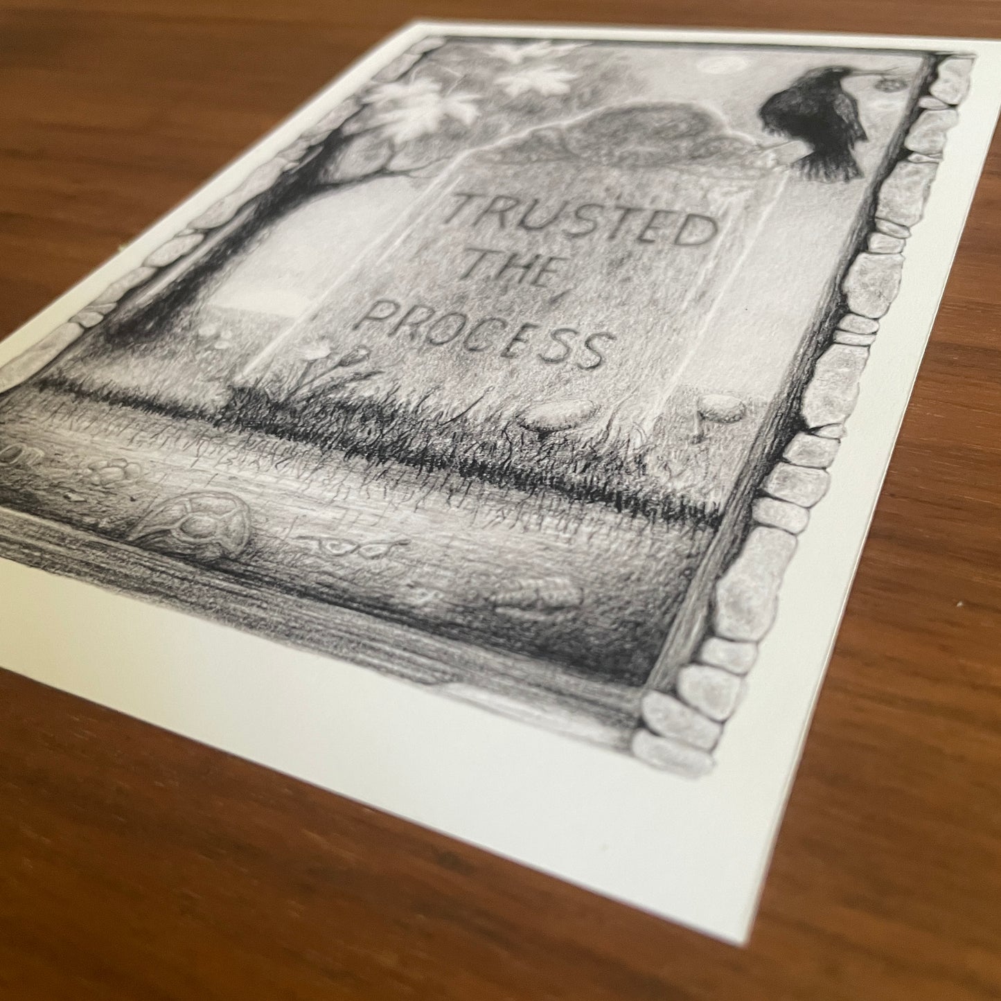 Trusted the process - signed print