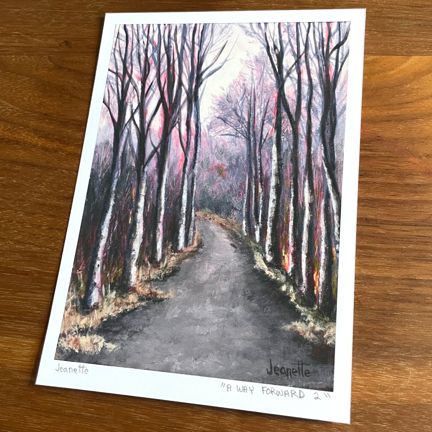 A way forward 2 - signed print