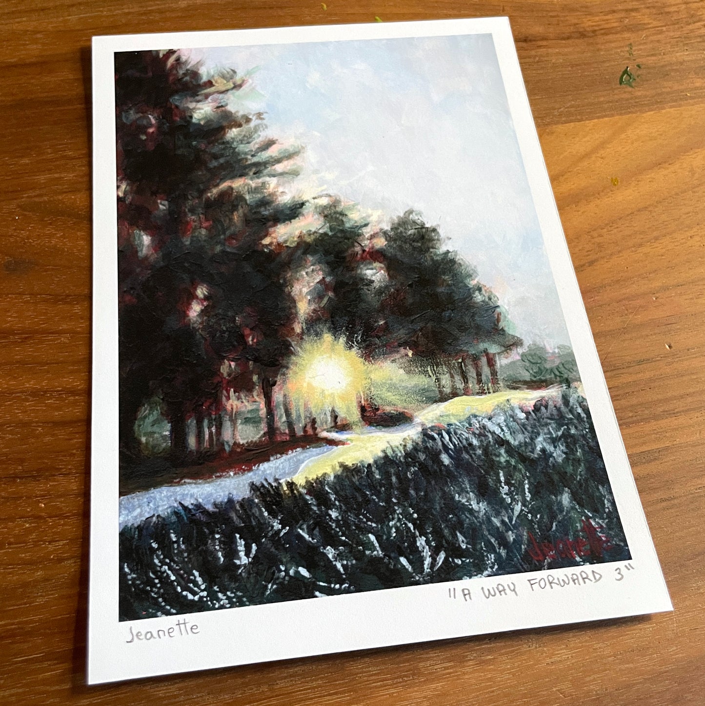 A way forward 3 - signed print